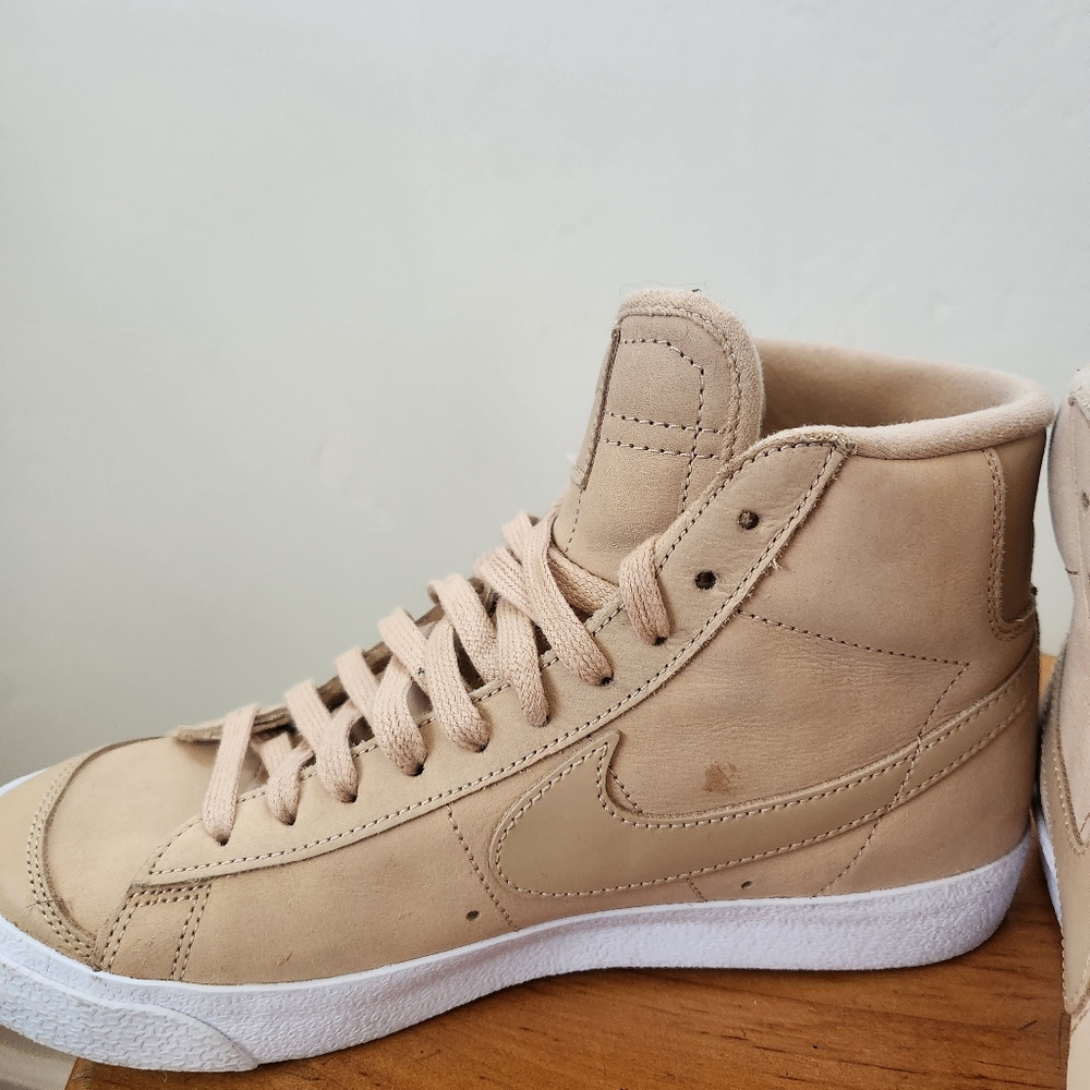 Tan Nike Blazers